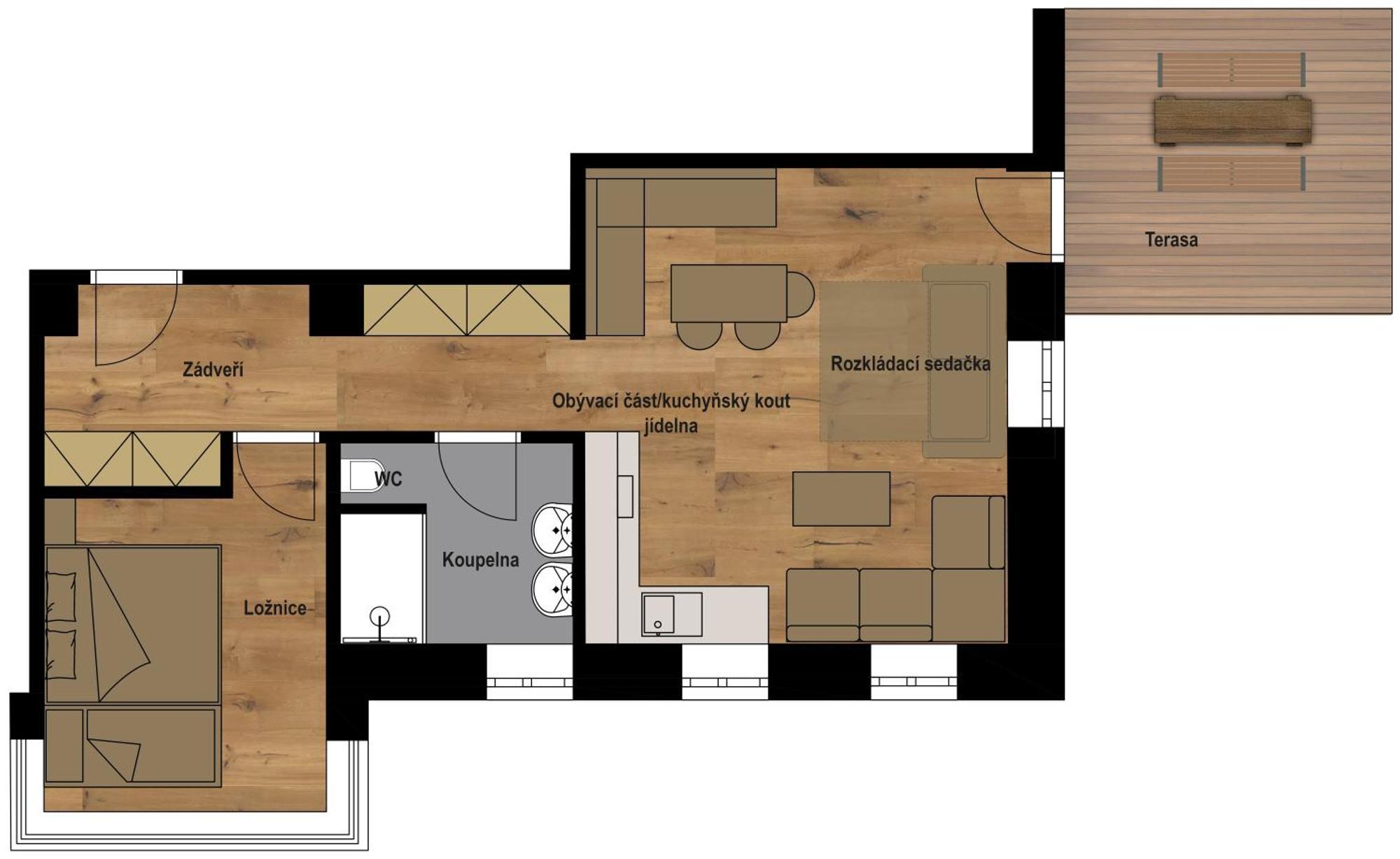 Apartmany Barth Holiday - Rezidence Maj Pec pod Snezkou Bilik gambar